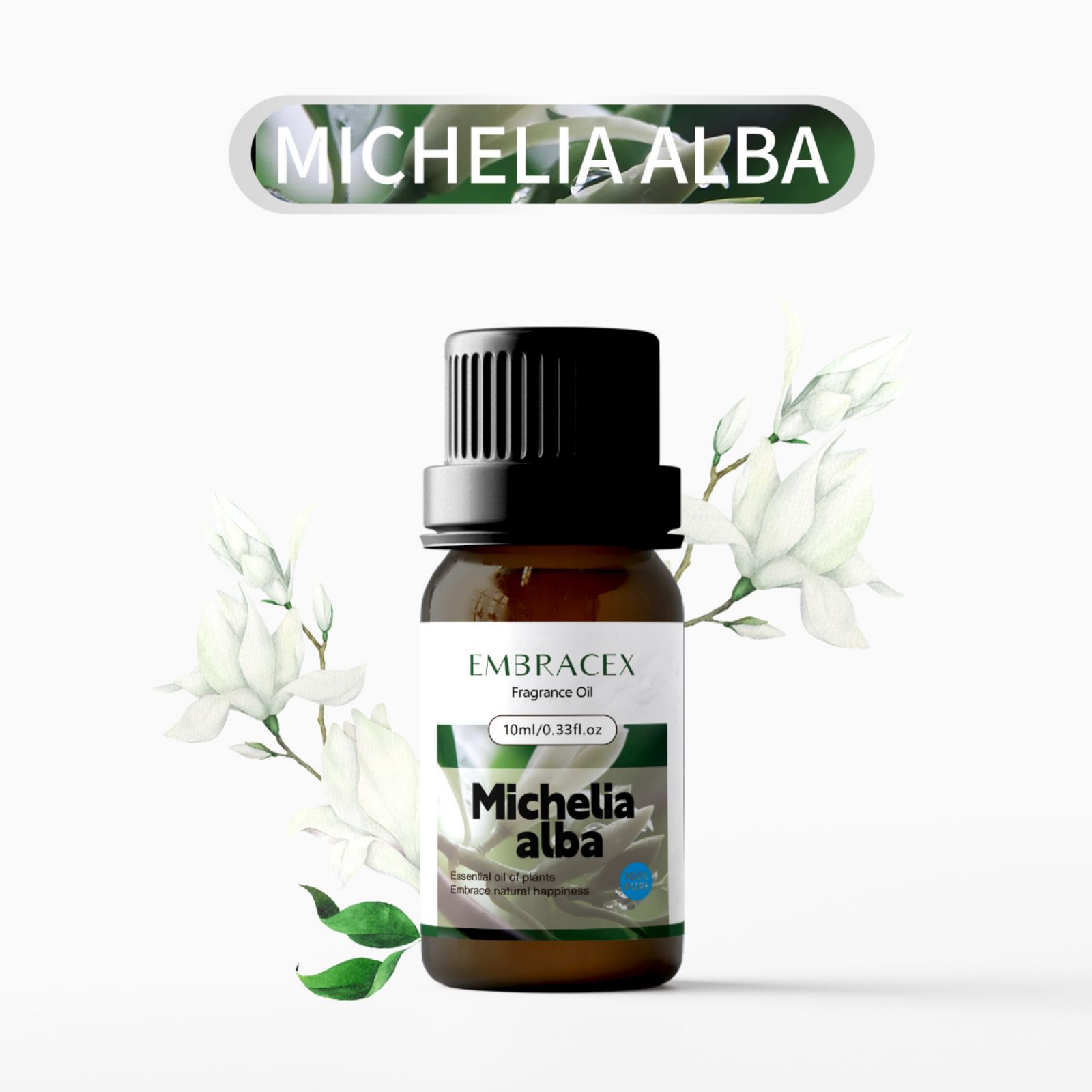 Candle Supplies Fragrance Oil - 10ml Michelia alba Koku Yağları Çiçek