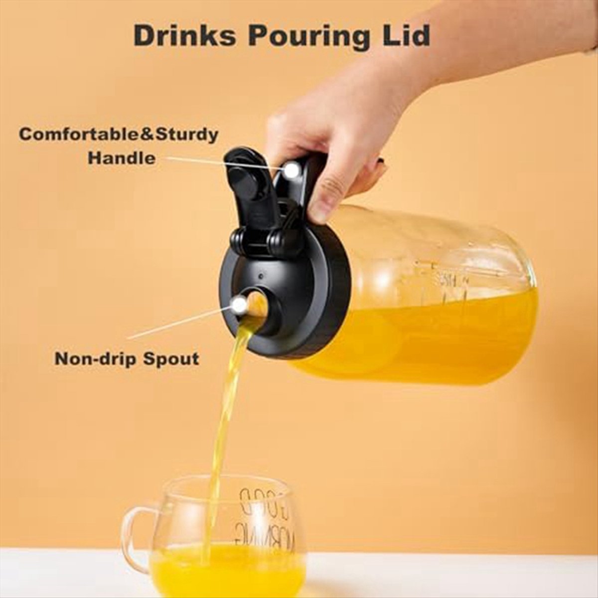 Pour Spout Pitcher - A56K Geniş Ağızlı Kavanozlar Dökme Ağızlı