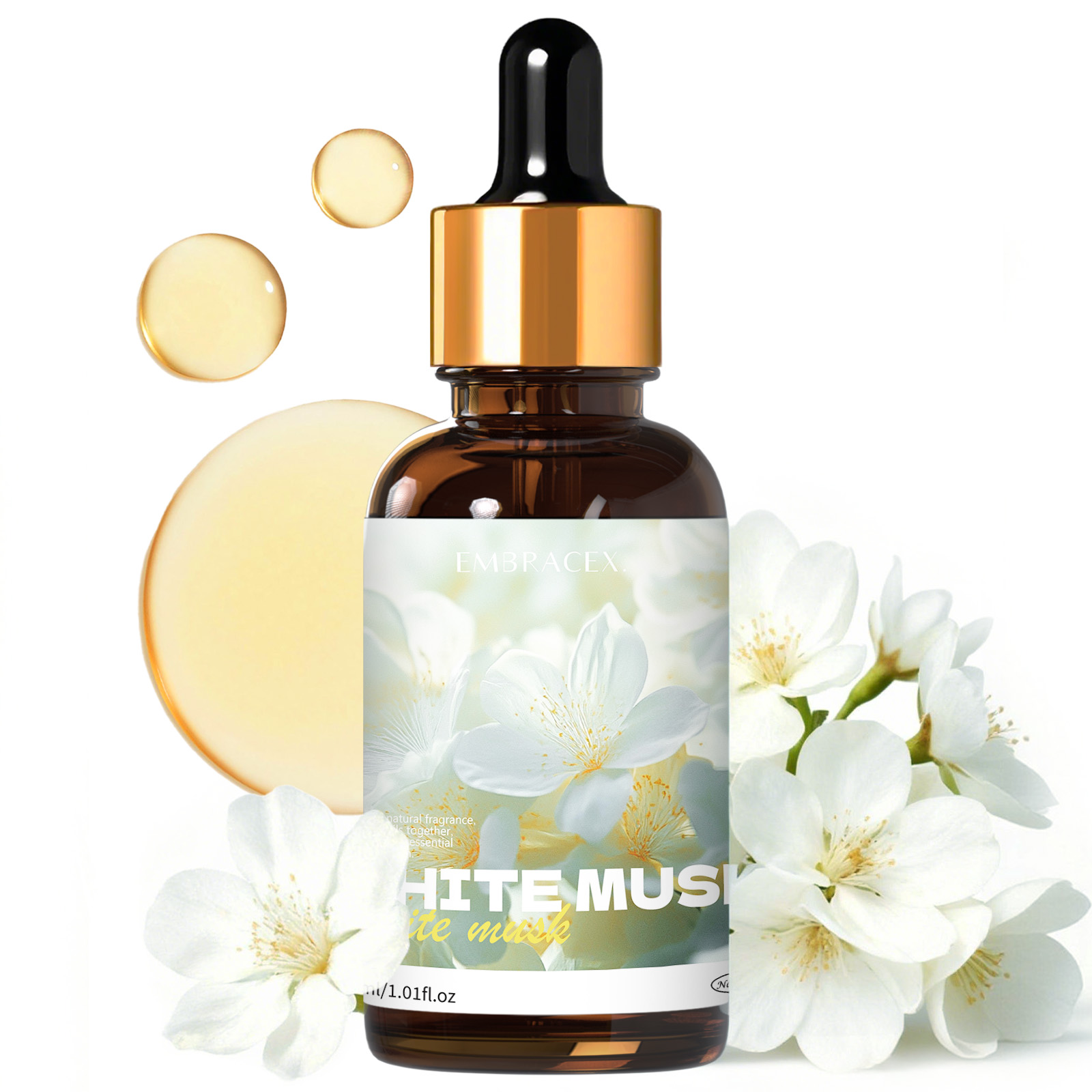 Candle Supplies Fragrance Oil - 30ml Beyaz Misk Esansiyel Yağları, Araba