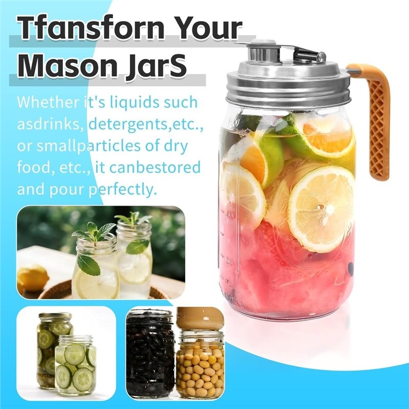 ABXF-3 Paket Mason Kavanoz Dök - Pour Spout Pitcher incelemesi ve fiyatı